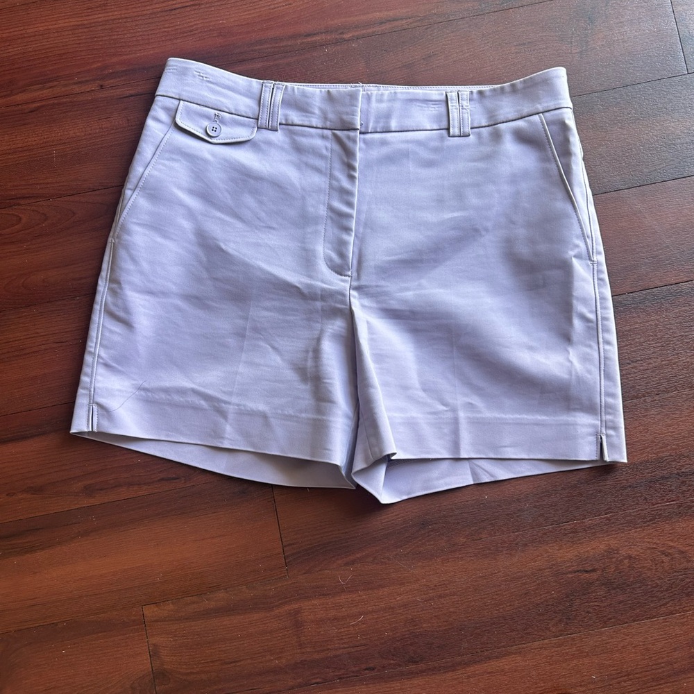 White House Black Market The 5” Lavender Shorts 8